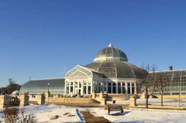 Saint Paul, Minnesota-Ocak 2017: Como Hayvanat Bahçesi ve kış aylarında limonlukta St. Paul, Mn.