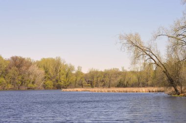 Bahar aylarında gölde