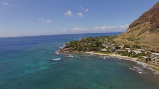 Antenne kepuhi point oahu — Stockvideo