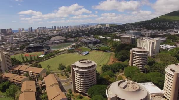 Légi University of Hawaii, Manoa — Stock videók