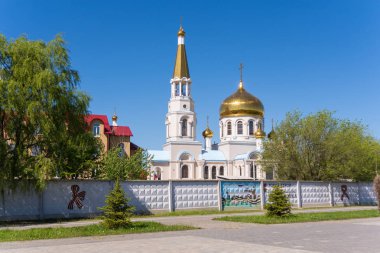 Volzhsky. Volgograd bölgesi. Rusya 6 Mayıs 2017. Bina Kilisesi, St John Evangelist
