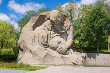 Volgograd. Rusya - 3 Haziran 2017. Heykel 