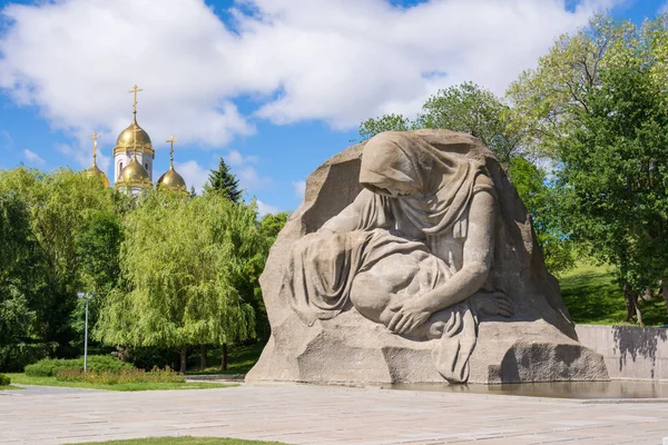 Volgograd. Rusya - 3 Haziran 2017. Heykel 