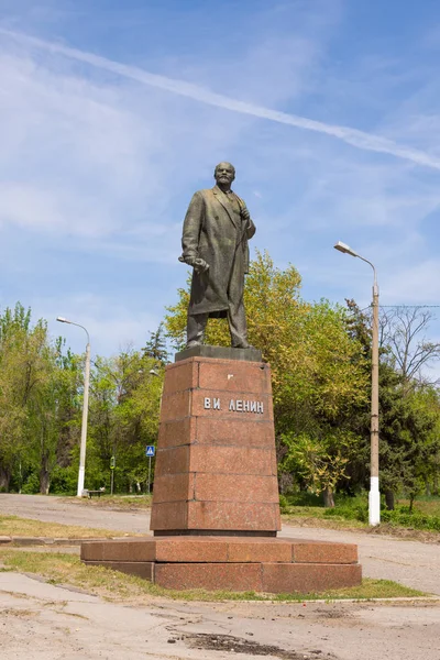 Volgograd Rosja Maja 2018 Pomnik Lenina Zakładu Barykaduje Volgograd — Zdjęcie stockowe