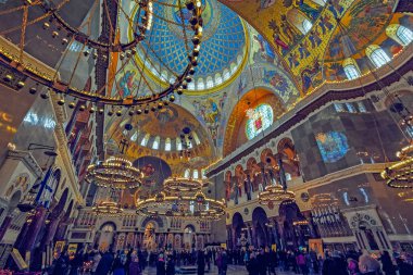 Saint Sibel deniz katedral kubbe üzerinde boyama