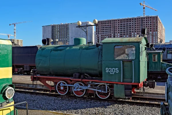 Locomotora de vapor industrial sin chimenea No. 9305 —  Fotos de Stock