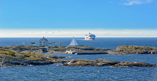 Viking Line prom statek na Morzu Bałtyckim — Zdjęcie stockowe