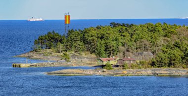 Viking Line feribot gemi Baltık Denizi üzerinde