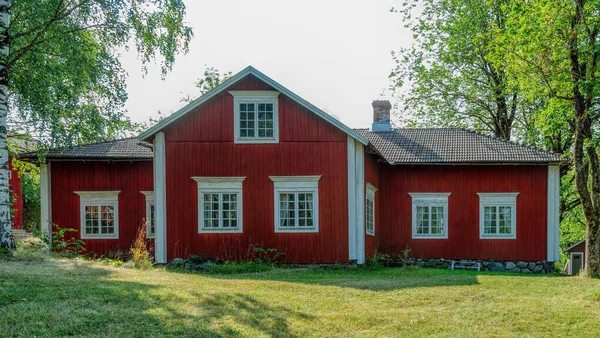 Authentisches Hauptgebäude des kirjala norrgard farm im in t — Stockfoto