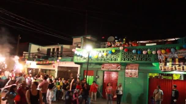 Chiapa Corzo Chiapas Mexico December 2017 Firandet Nino Atocha — Stockvideo