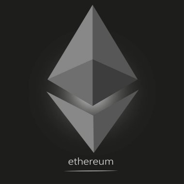 Ethereum simge siyah