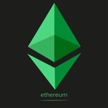 Ethereum simge siyah