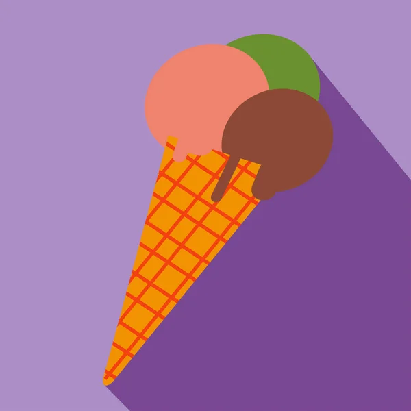 Икона Мороженого Разной Тематикой — стоковый вектор