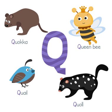 Şirin Hayvanat Bahçesi alfabesi