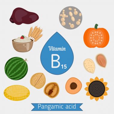 Vitamin B15 veya Pangamic asit Infographic