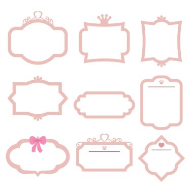 Dekoratif çerçeve kümesi