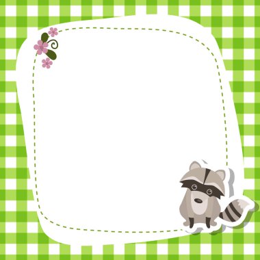 Şirin Rakunla ilgili tebrik kartı.