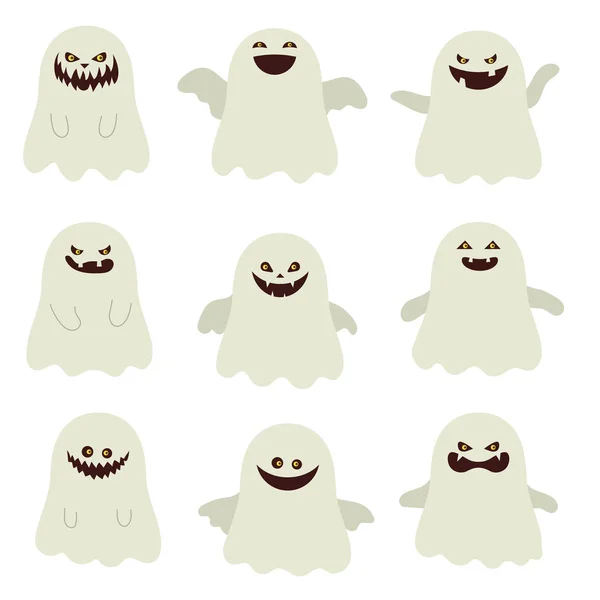 Illustration de personnage fantôme mignon . — Image vectorielle