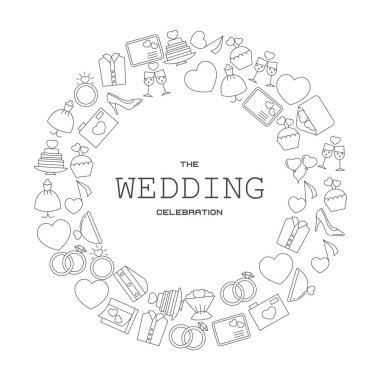 Düğün vektör arka plan