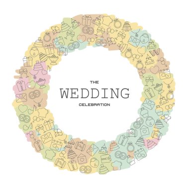 Düğün vektör arka plan