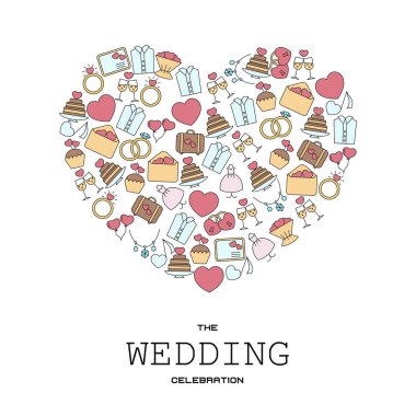 Düğün vektör arka plan