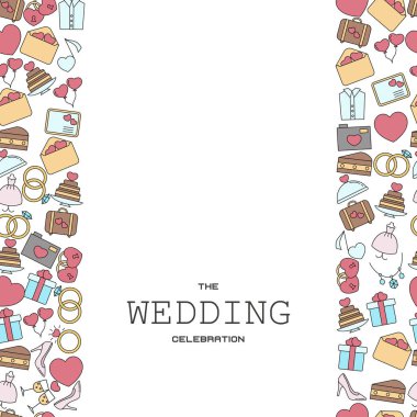 Düğün vektör arka plan