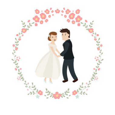 Düğün çift gelin ve damat