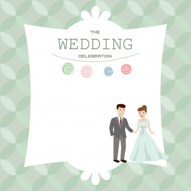 Düğün çift gelin ve damat