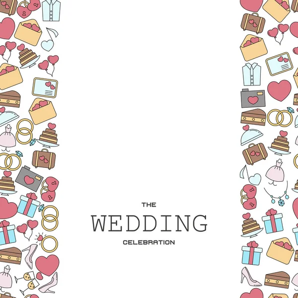 Düğün vektör arka plan