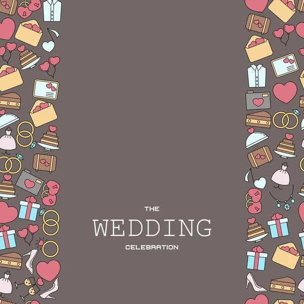 Düğün vektör arka plan