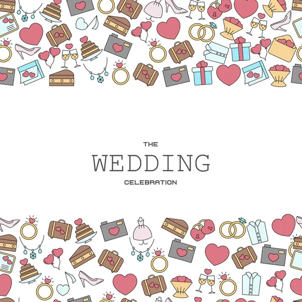 Düğün vektör arka plan