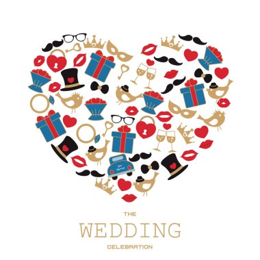 Düğün vektör arka plan