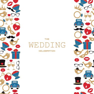 Düğün vektör arka plan