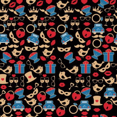 Düğün vektör desen