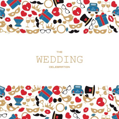 Düğün vektör arka plan