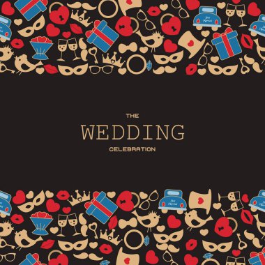 Düğün vektör arka plan