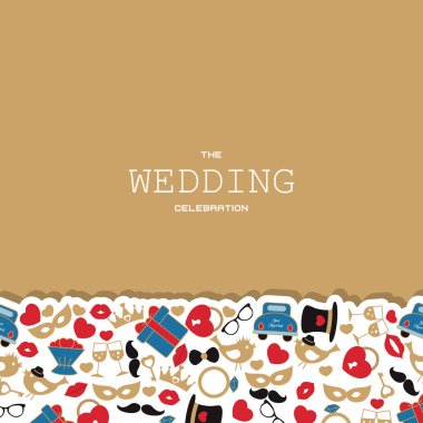 Düğün vektör arka plan