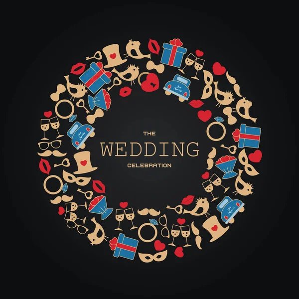 Düğün vektör arka plan