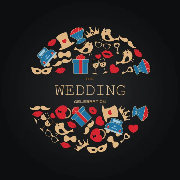 Düğün vektör arka plan