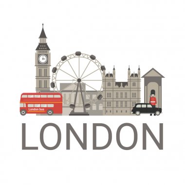 Londra mimari çizim.