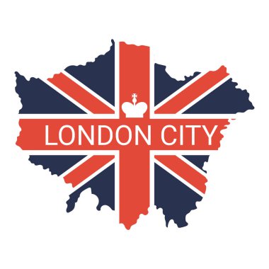 Londra harita illüstrasyon
