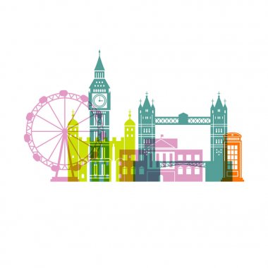 Londra mimari çizim.