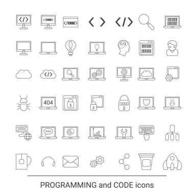 Programlama Icon set