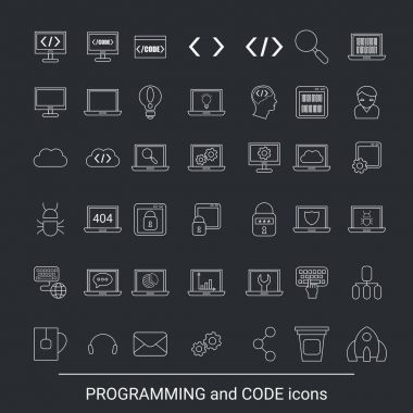 Programlama Icon set
