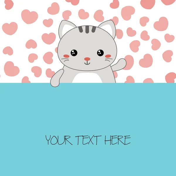 Illustration de chats mignons — Image vectorielle