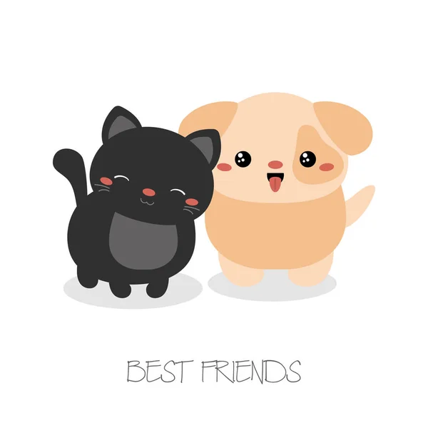 Ο καλύτερος φίλος για πάντα — Διανυσματικό Αρχείο