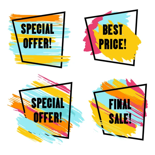 Special Offer grunge style — Stock Vector