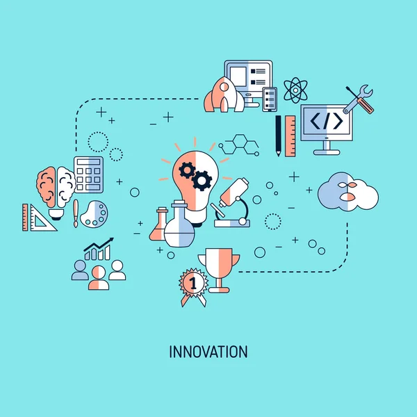 Concepto de vector innovación — Archivo Imágenes Vectoriales