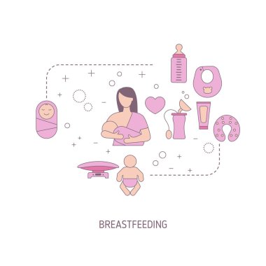 Bebek emzirme konsepti