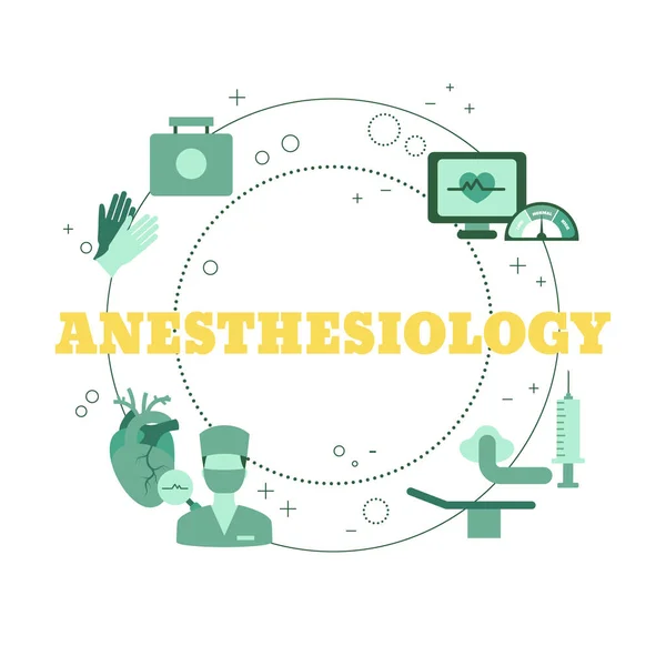 konsep anestesiologi ilustrasi vektor untuk situs web
